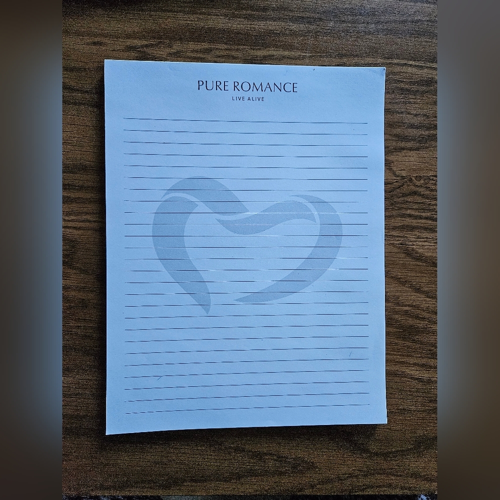 Pure Romance notepad